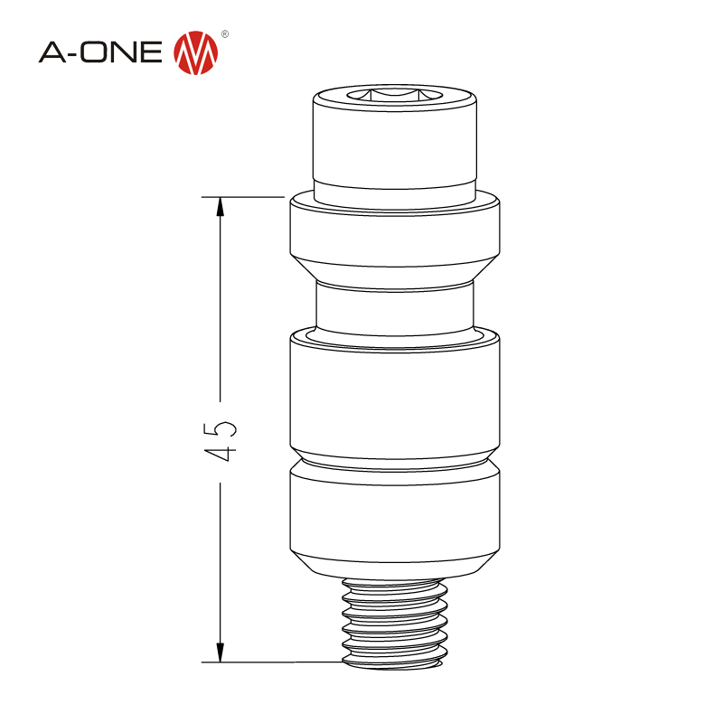 SPIGOT DE CHUCKING F / M Production 3A-400010